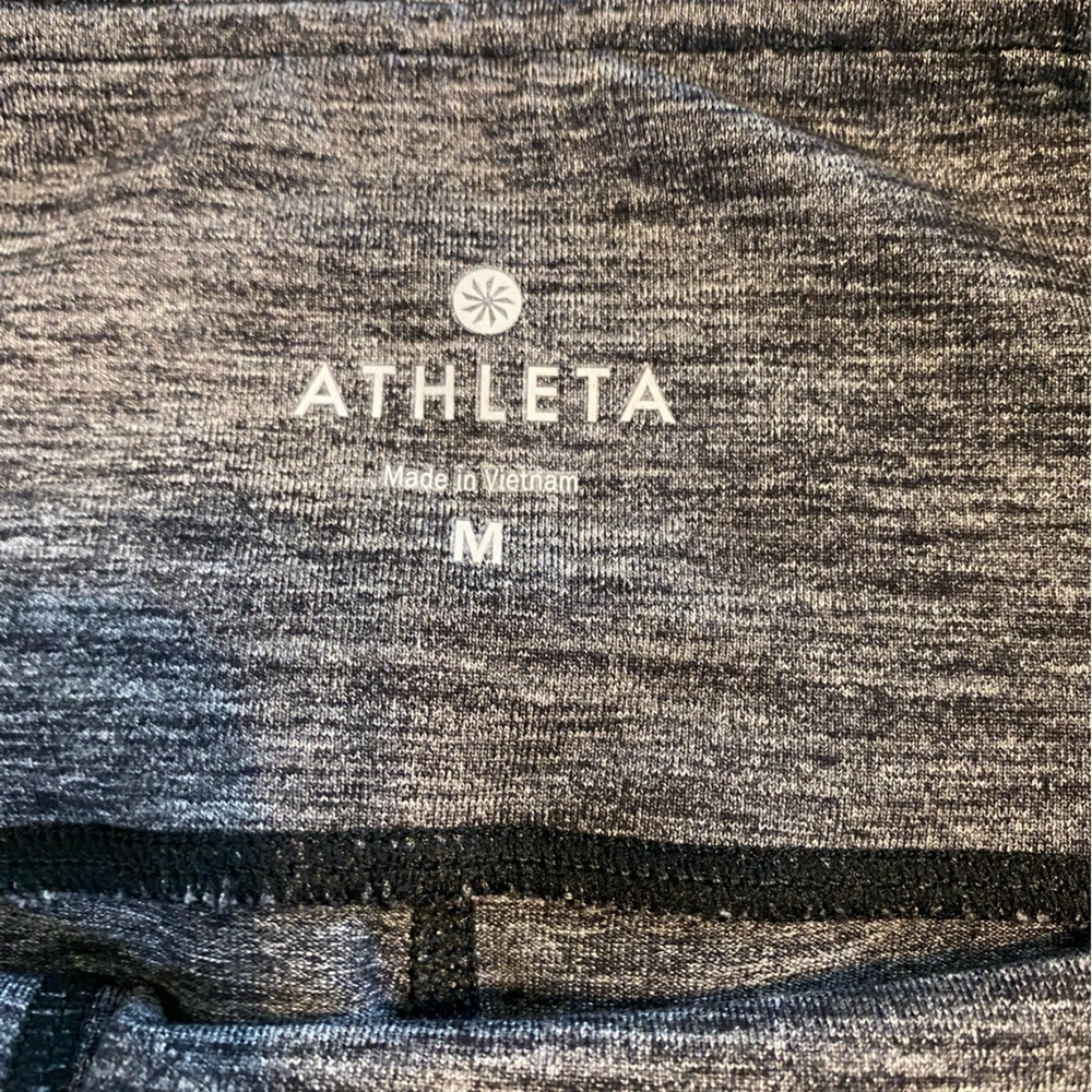 ATHLETA COLORBLOCK REVELATION TIGHT (351376) Heather Gray/Black, Medium - Picture 4 of 11